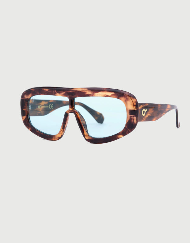 Occhiali OS SUNGLASSES - Modello Vienna - Havana Blu-2
