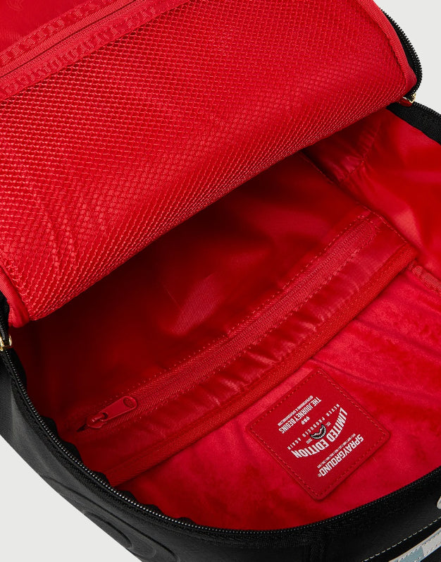 Sprayground Zaino Cream Check Side Drip-6
