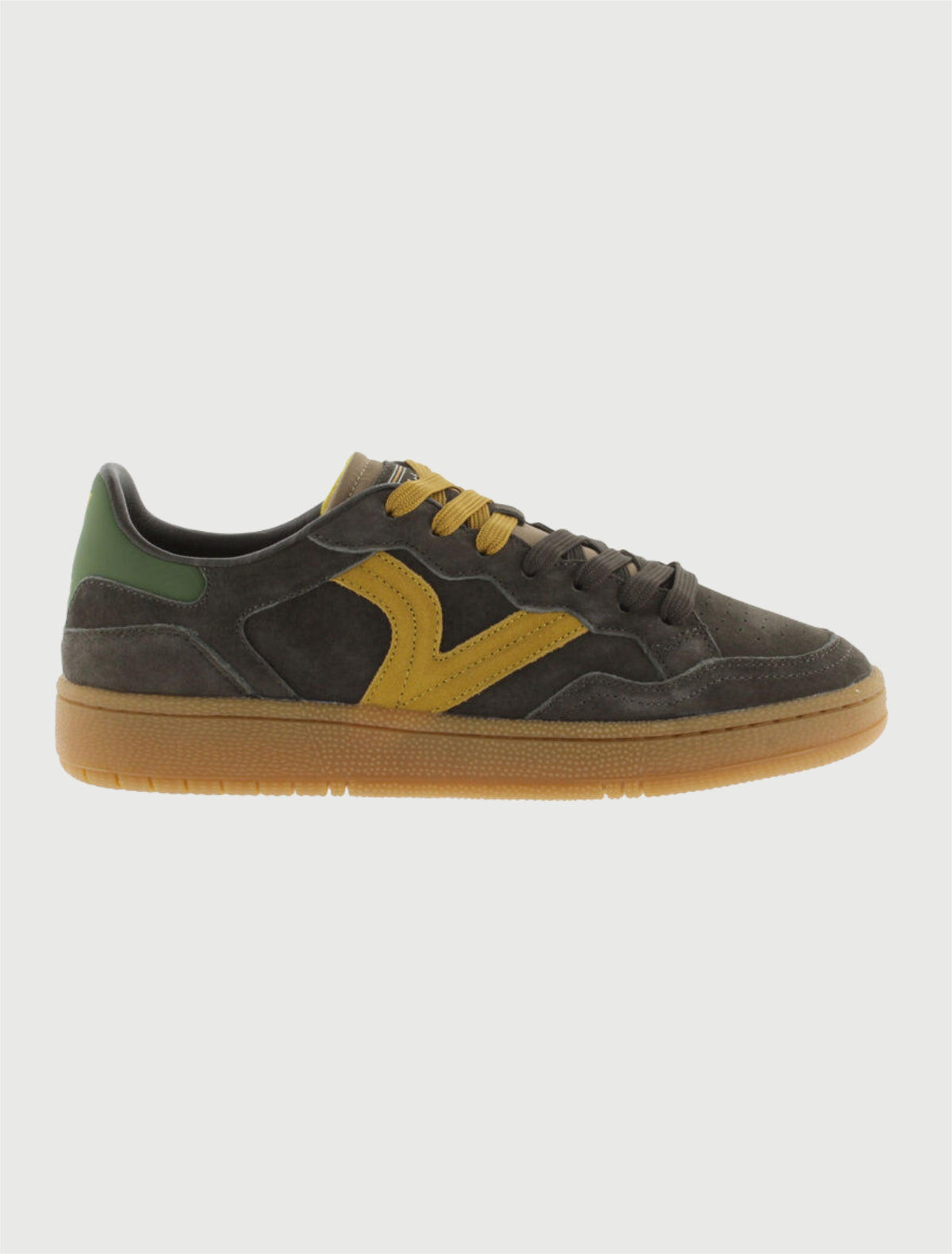 Victoria Sneaker sportive Smash Suede Marron-2