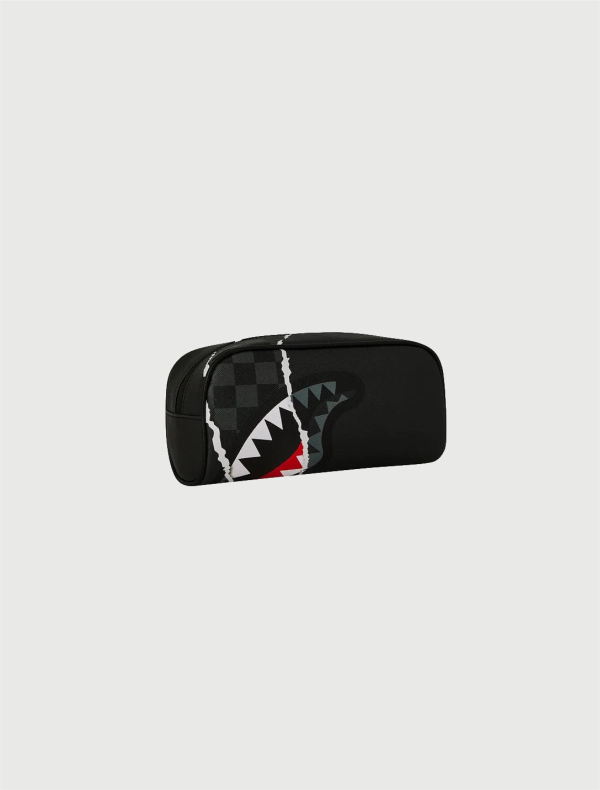 SPRAYGROUND - 910B9354NSZ CENTER RIP REVEALING GRAY CHECK POUCH-2