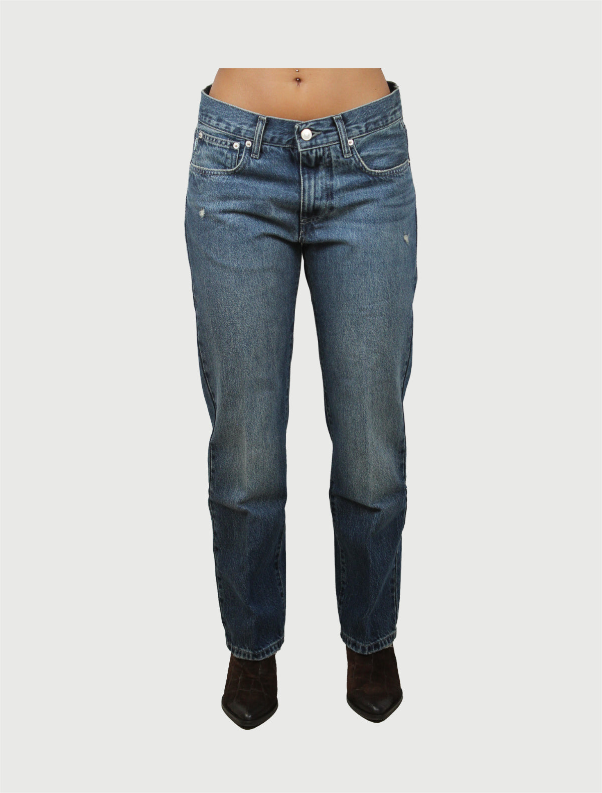 VICOLO - PANTALONE ZEKE DENIM BLU-2
