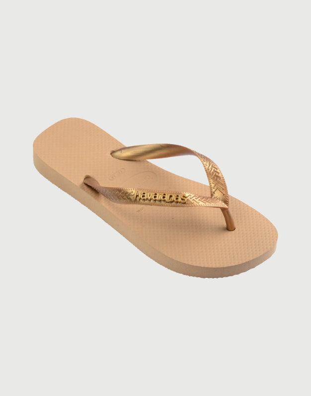 Havaianas Logo Metallic Golden-2
