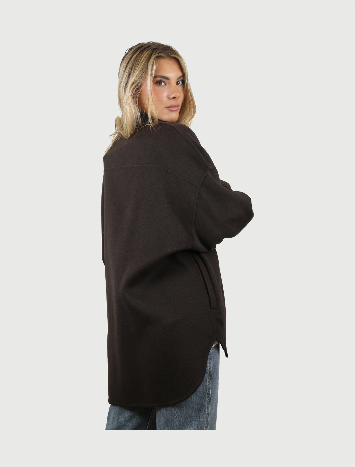 VICOLO - CAPPOTTO OUTDOOR CON TASCHE FONDENTE-2