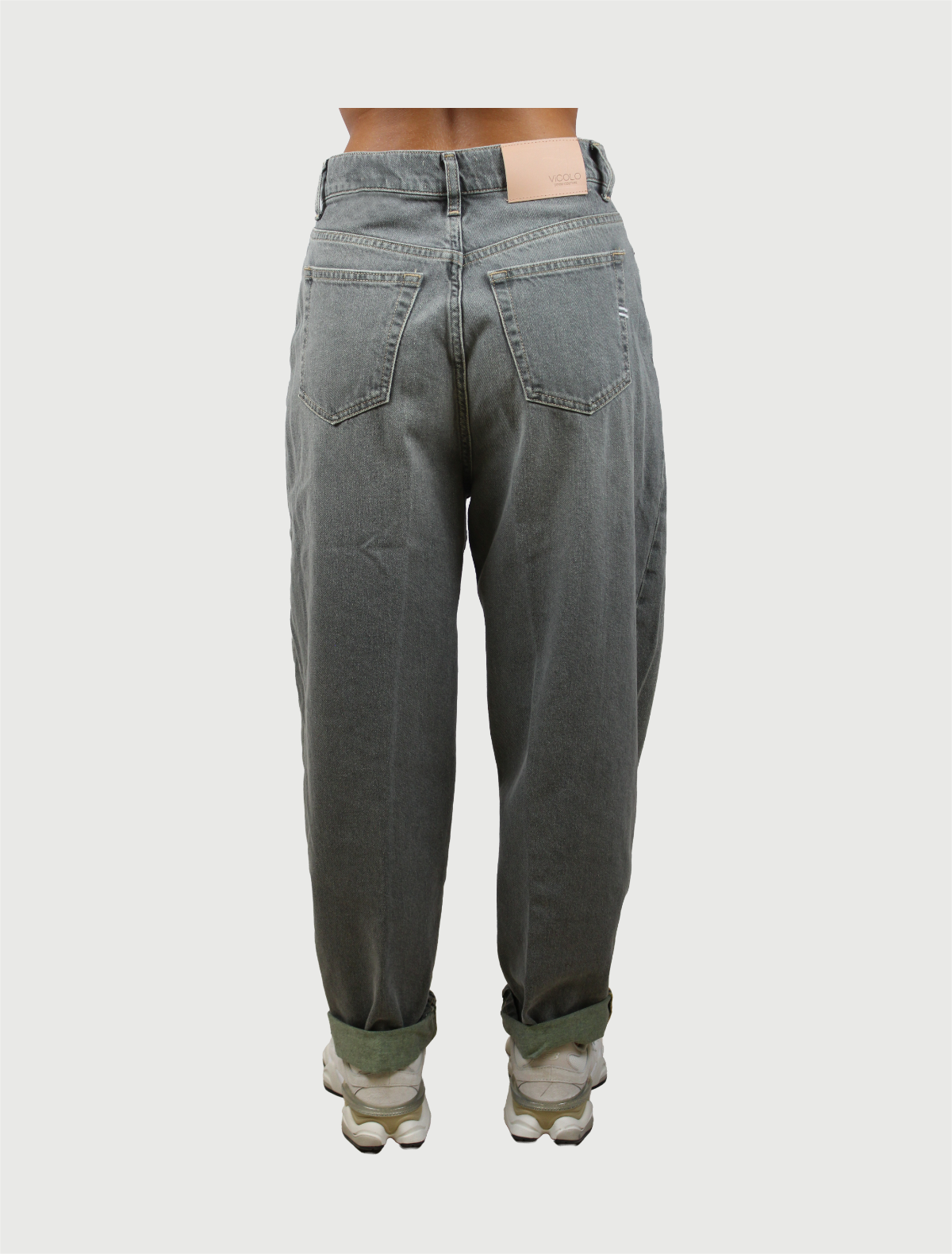 VICOLO - PANTALONE LAILA FORESTA-3