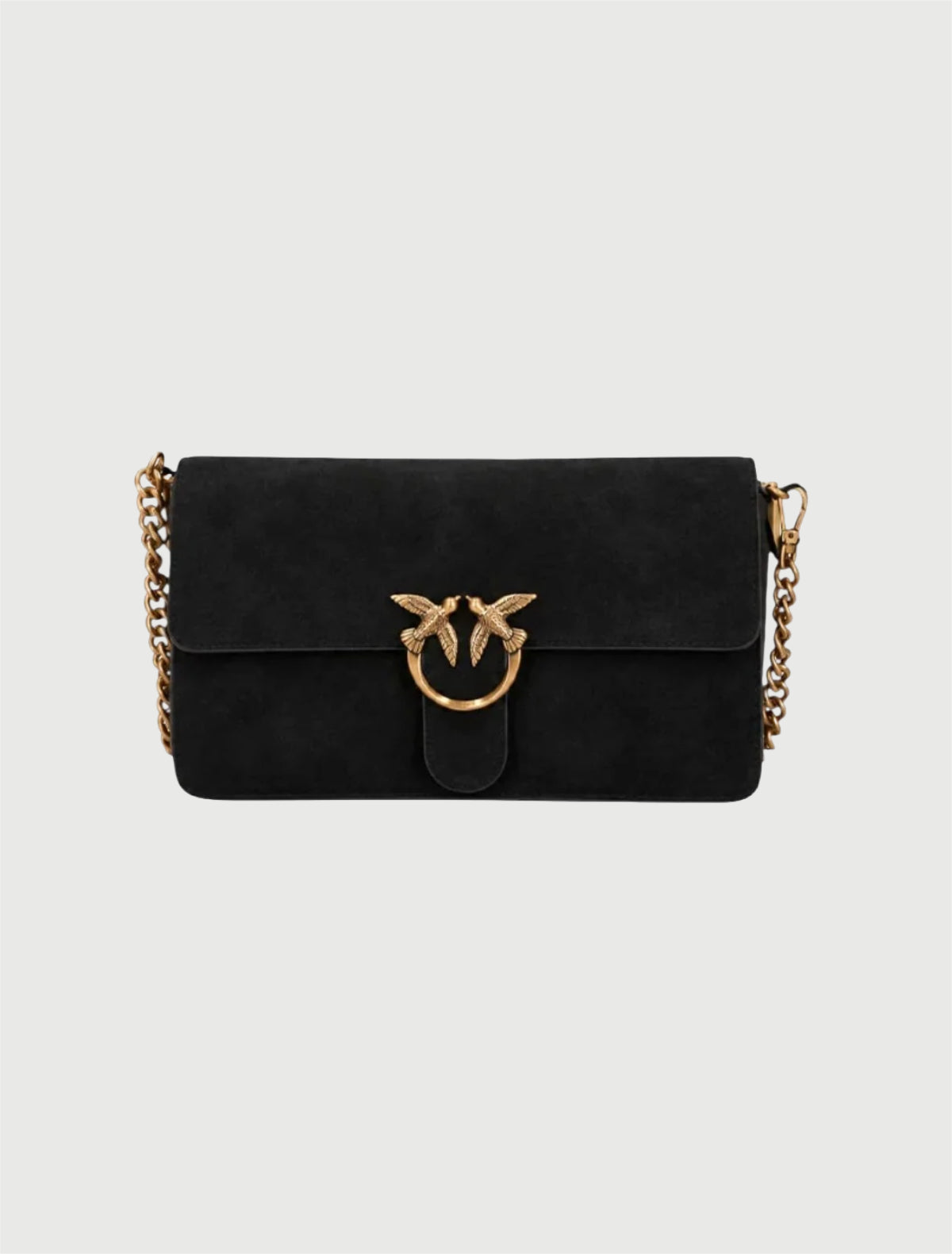 Pinko - Love One Slouchy S Mini Bag in Suede-3