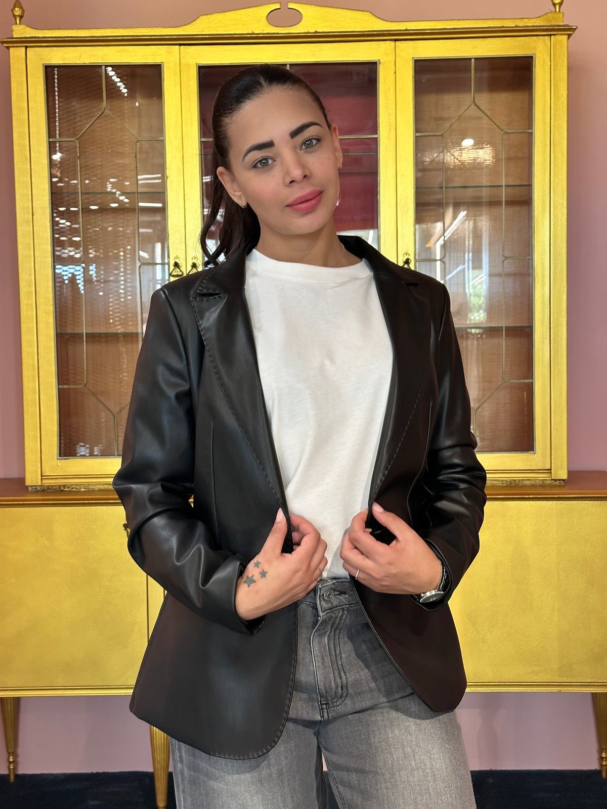 Susy Mix - Giacca Ecopelle-1