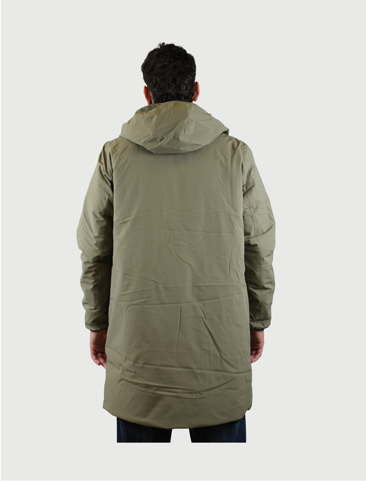 K-WAY - JACOB ST WARM DOUBLE GREEN ARMY-BLUE DEPTH - K6128WW D07-2