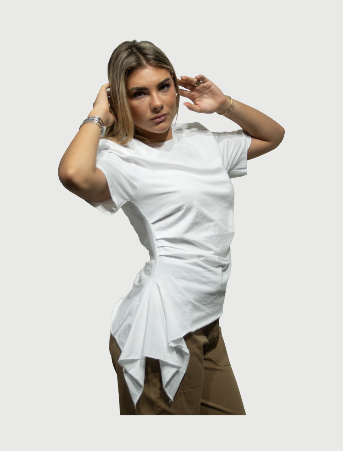 VICOLO - T-Shirt Bianca-3