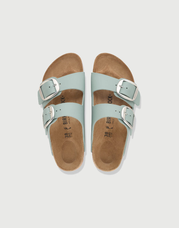 BIRKENSTOCK ARIZONA BIG BUCKLE HIGH-SHINE PURE SAGE-3
