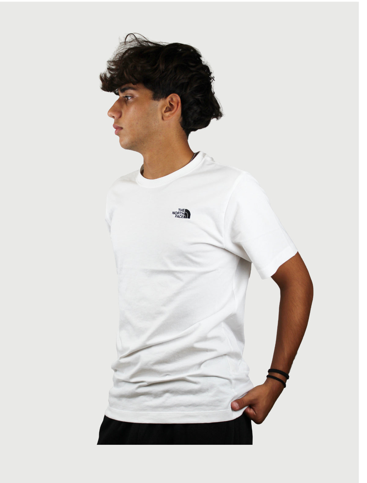 THE NORTH FACE - T-SHIRT EVO NERO BIANCO MORO