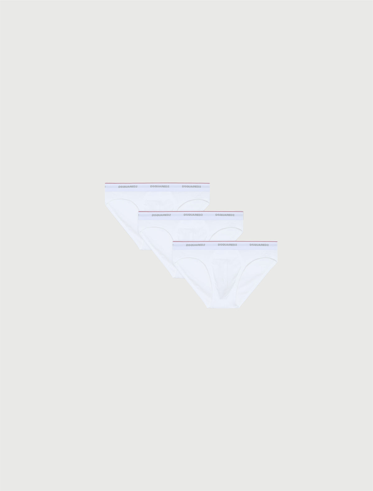 Dsquared2 - Brief Tri - Pack - Set di 3 slip in cotone stretch-1