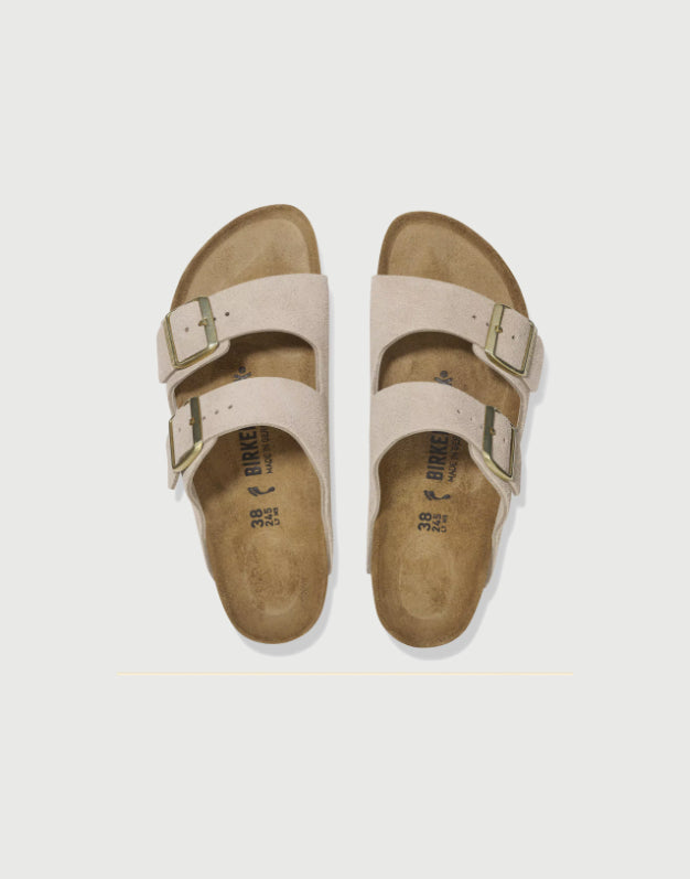 BIRKENSTOCK ARIZONA BS Pelle Scamosciata - Sandcastle-3