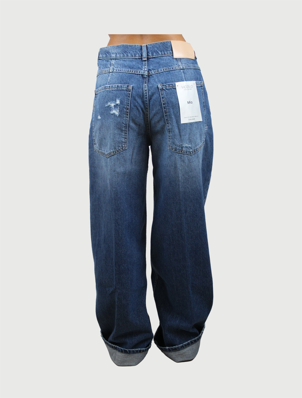 VICOLO - PANTALONE MIA DENIM BLU-3