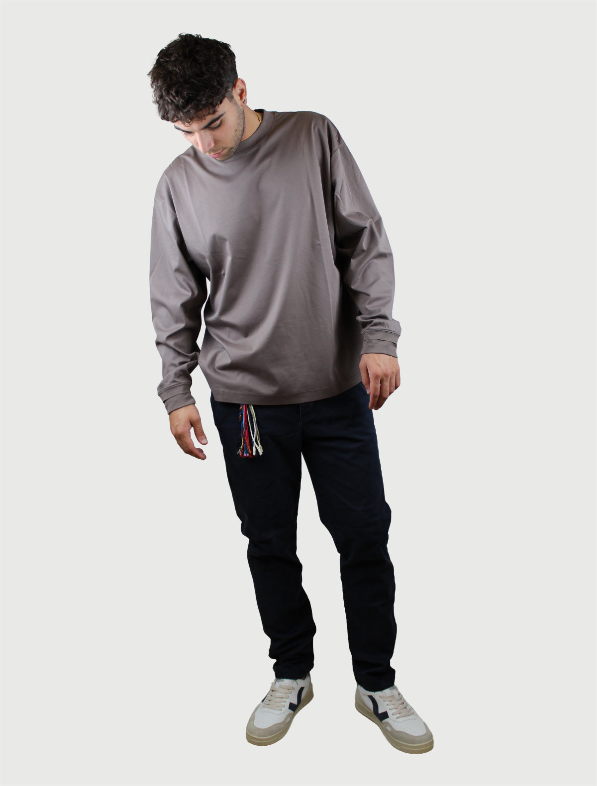 BERNA - PANTALONE SLIM GABARDINA-1