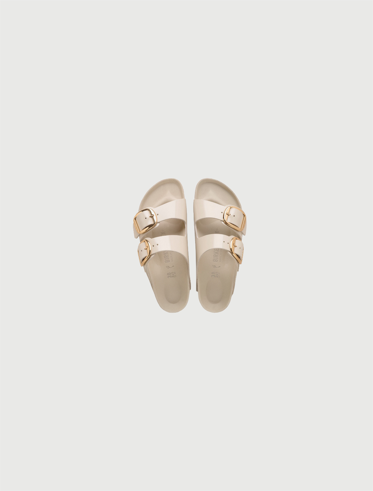 BIRKENSTOCK ARIZONA BIG BUCKLE  - High-Shine Oyster-3