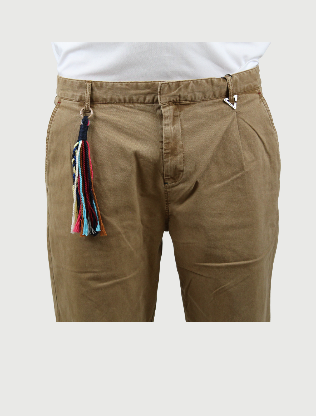 BERNA - PANTALONE CROPPED GABARDINA COLONIALE-3