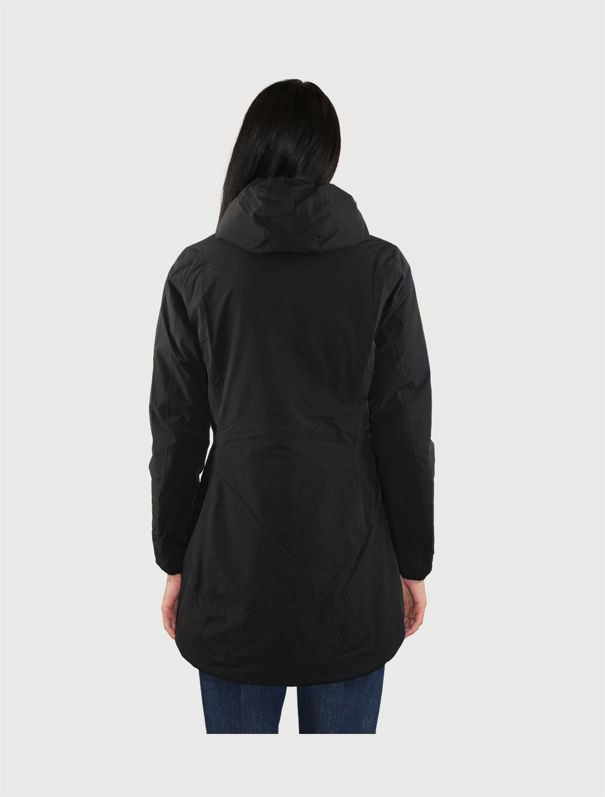 K-WAY - DENISE ST WARM DOUBLE - BLACK PURE/BEIGE KHAKI-2