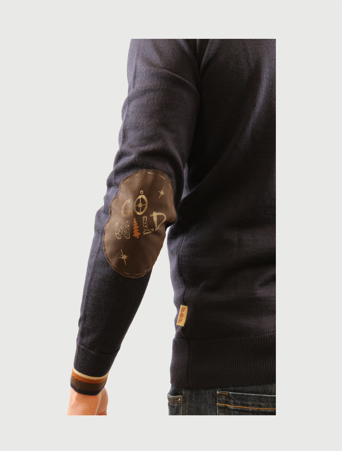 BOB - MAGLIONE ELLIOT BLU-3