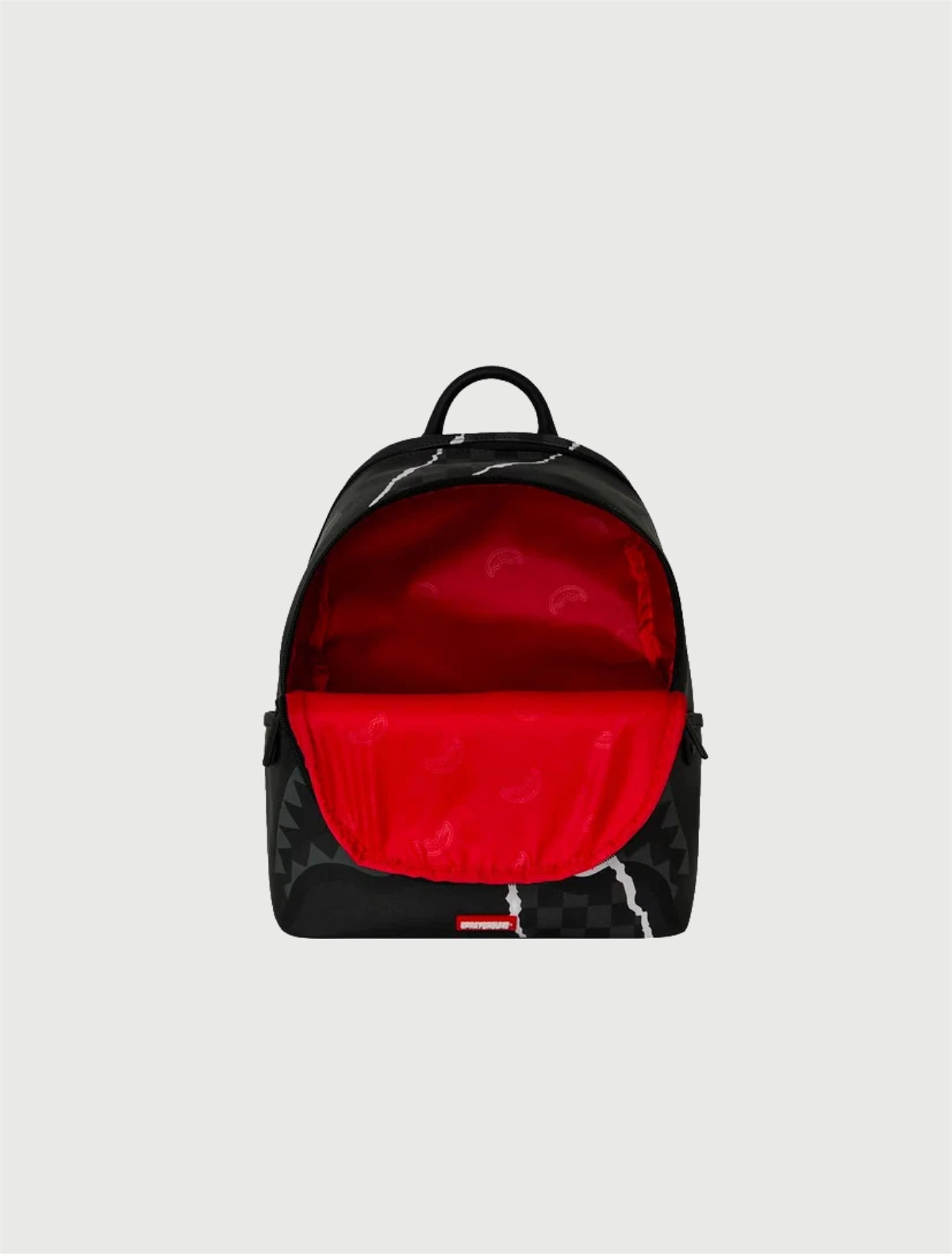 SPRAYGROUND - 910B9347NSZ CENTER RIP REVEALING GRAY CHECK SAVAGE BACKPACK-3