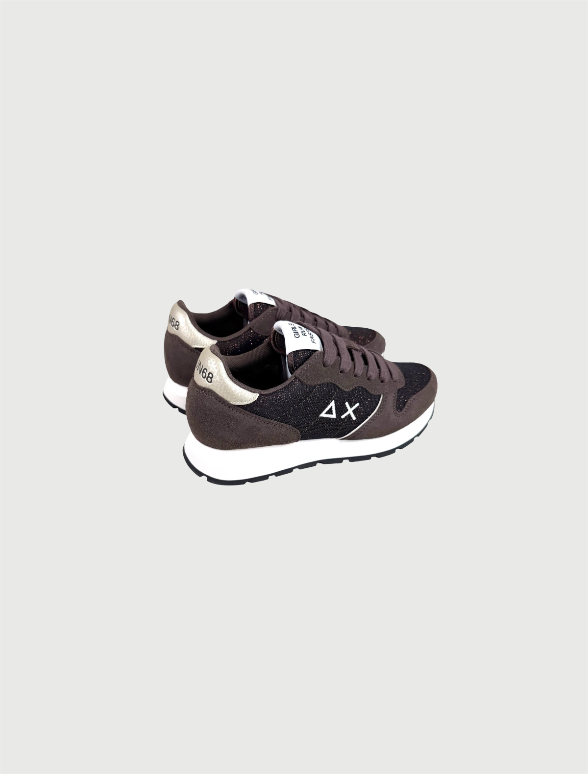 SUN68 - Z46204 Ally Glitter textile 08 Marrone-3