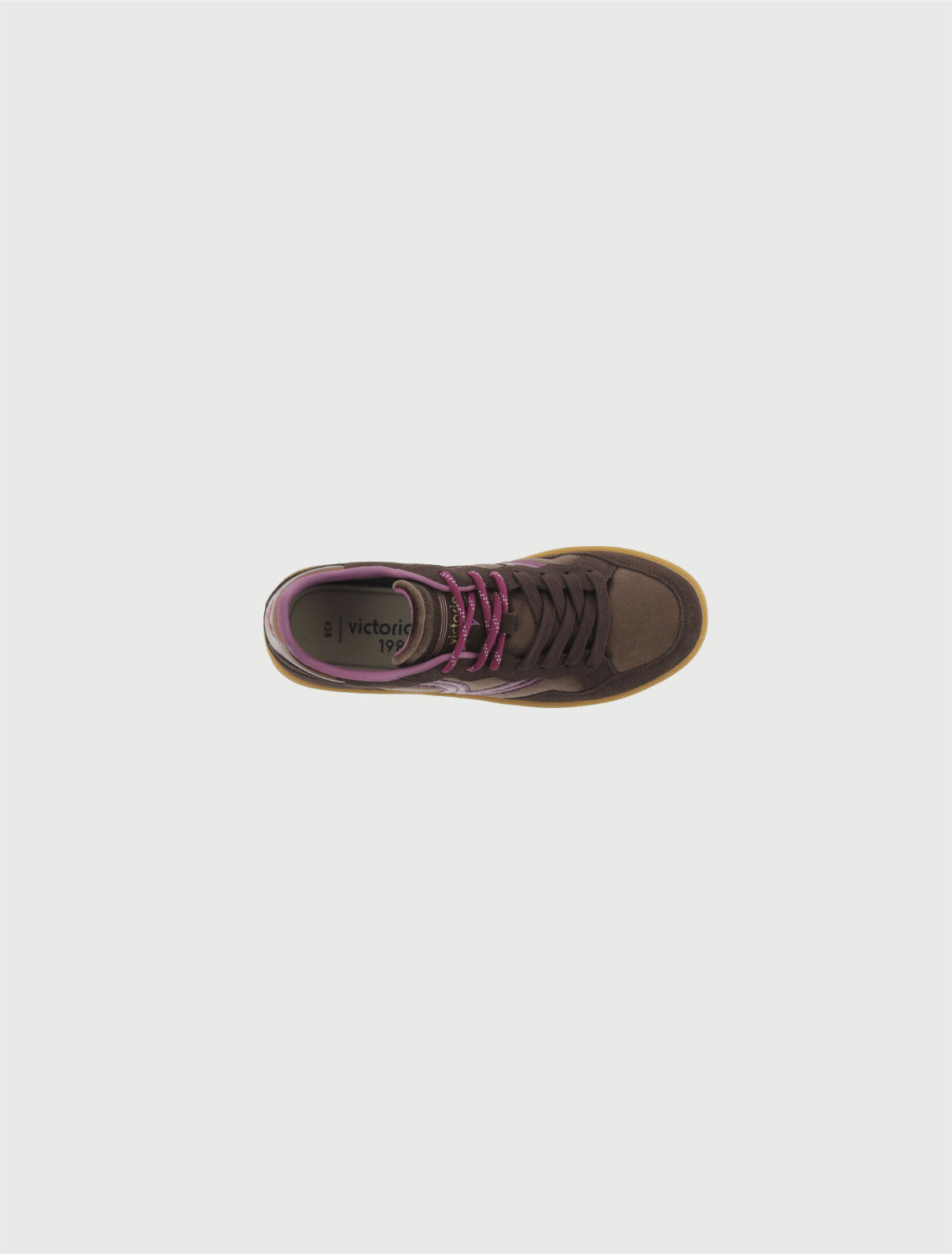 Victoria Sneaker Smash Nelvet Marron-3