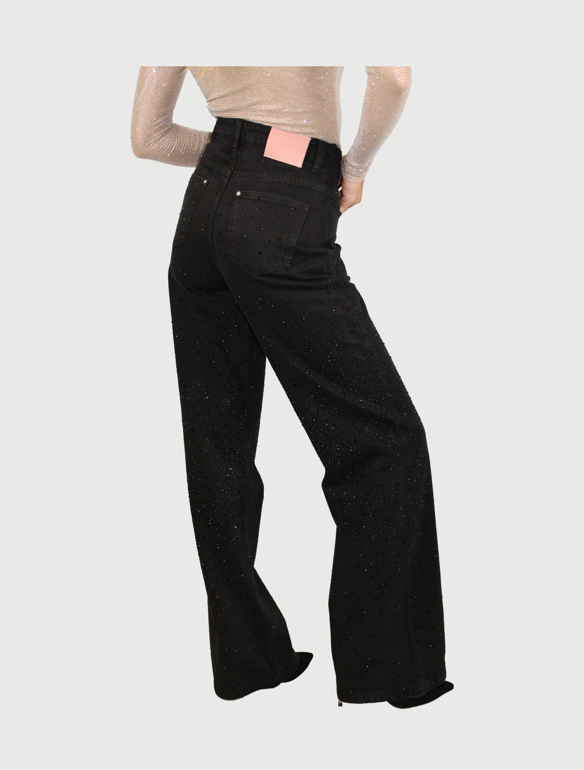 TWENTY FOURHAITCH - PANTALONI ANSER NERO-3