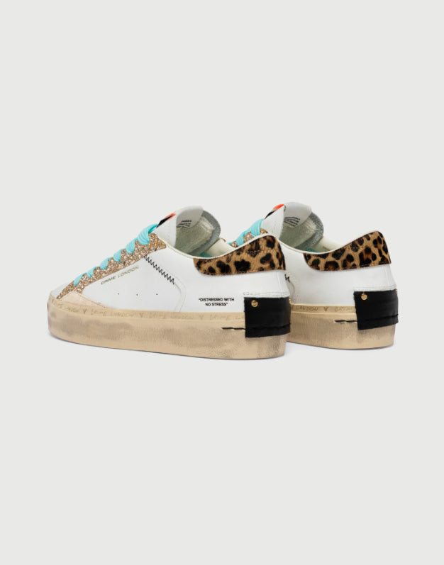 Crime London DISTRESSED PLATFORM - Tropical Gold-3