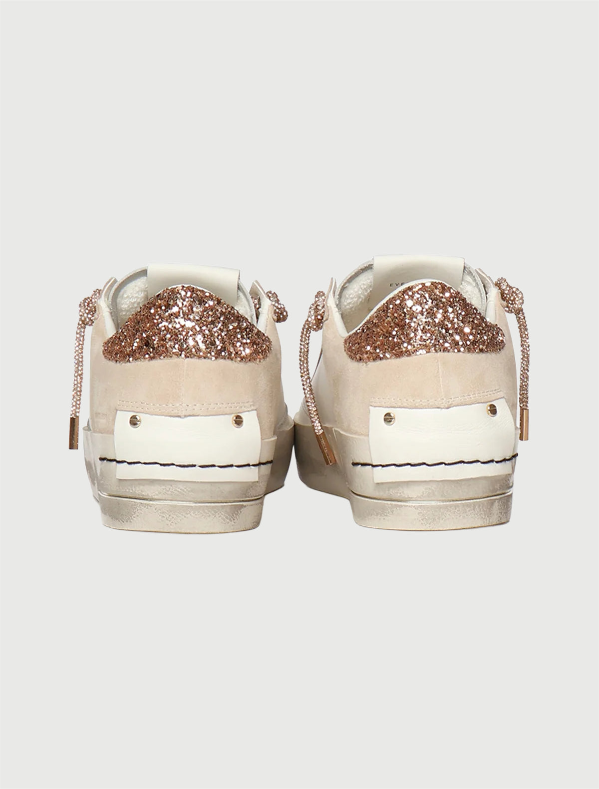 CRIME LONDON - SK8 DELUXE WEDGE CHAMPAGNE DUST-3