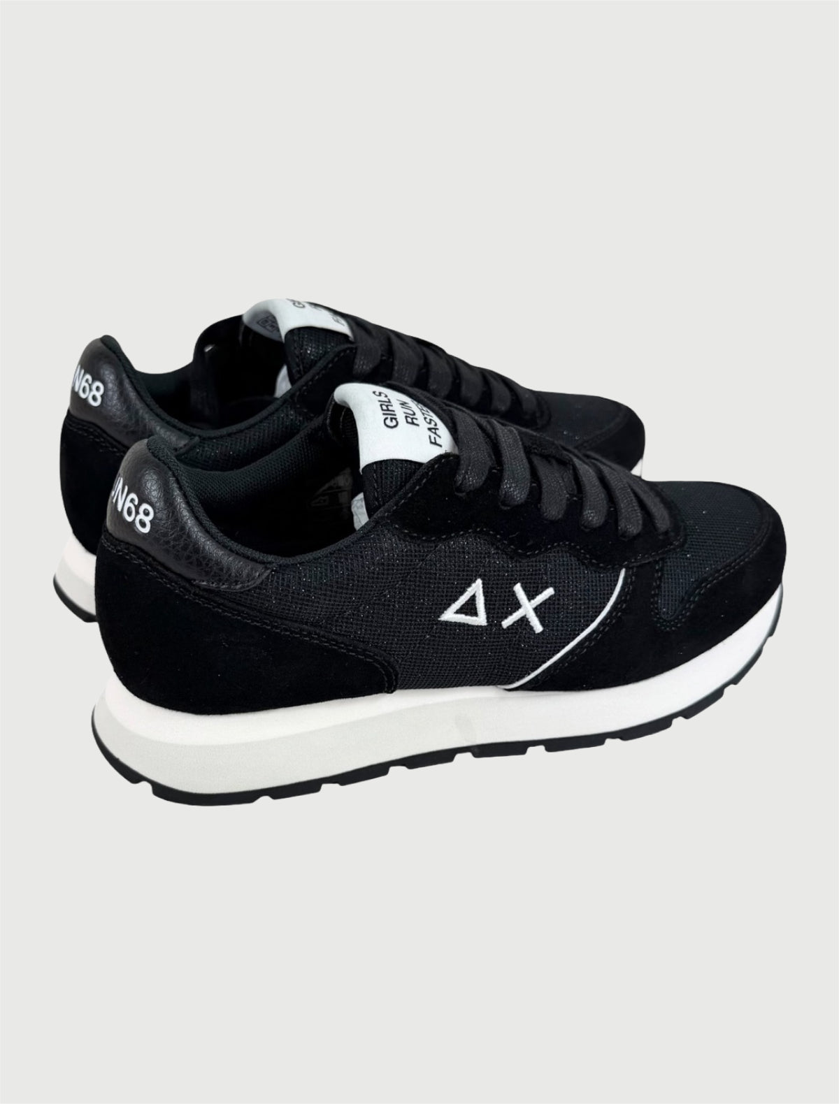 SUN68 - Z46204 Ally Glitter textile 11 Nero-3
