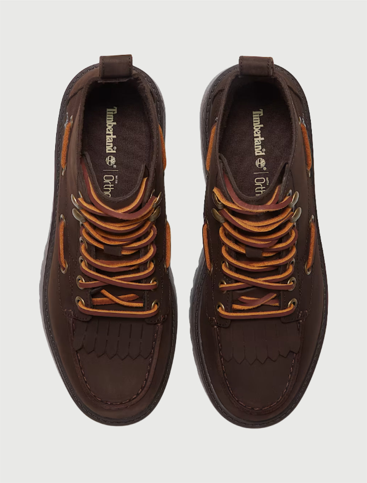 Timberland - Stivale Sfrangiato con Plateau Stone Street da Donna in marrone scuro-2