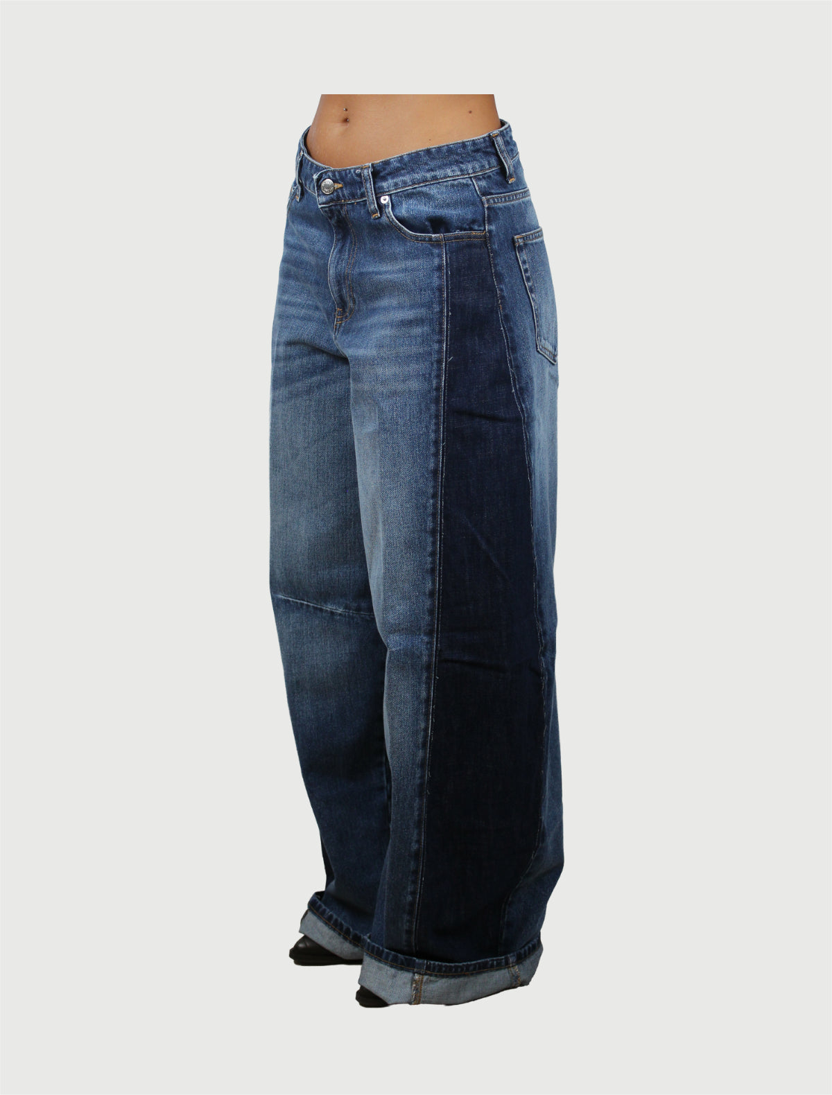 VICOLO - PANTALONE MAITE DENIM BLU-3