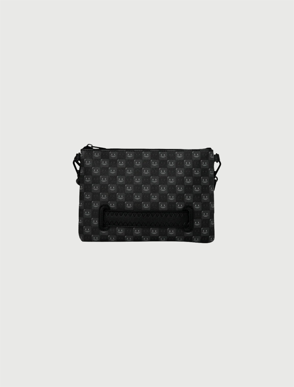 SPRAYGROUND - 910B9318NSZ SHARKS IN PARIS WTF BUBBLY BLACK CHECK CROSSOVER-3