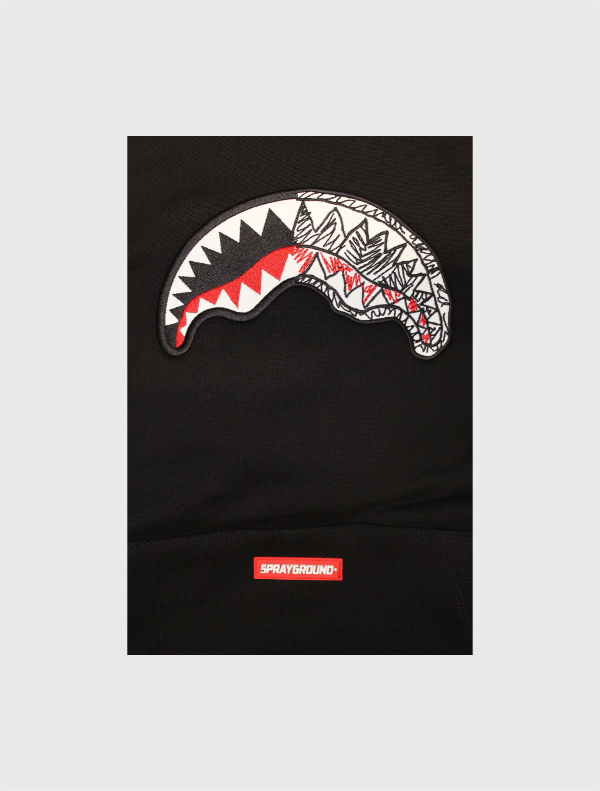 SPRAYGROUND - SKETCH SHARK SMOOTH PERFECT HOODIE-3