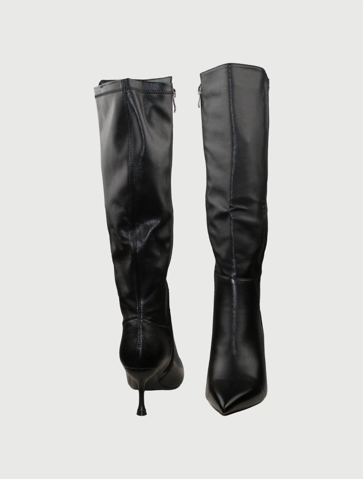 UMA PARKER - Stivali 644 Eco Suede/Eco Pelle Nero-4