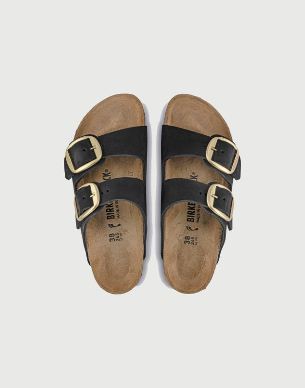 BIRKENSTOCK ARIZONA BIG BUCKLE Pelle Nubuck - Black-3