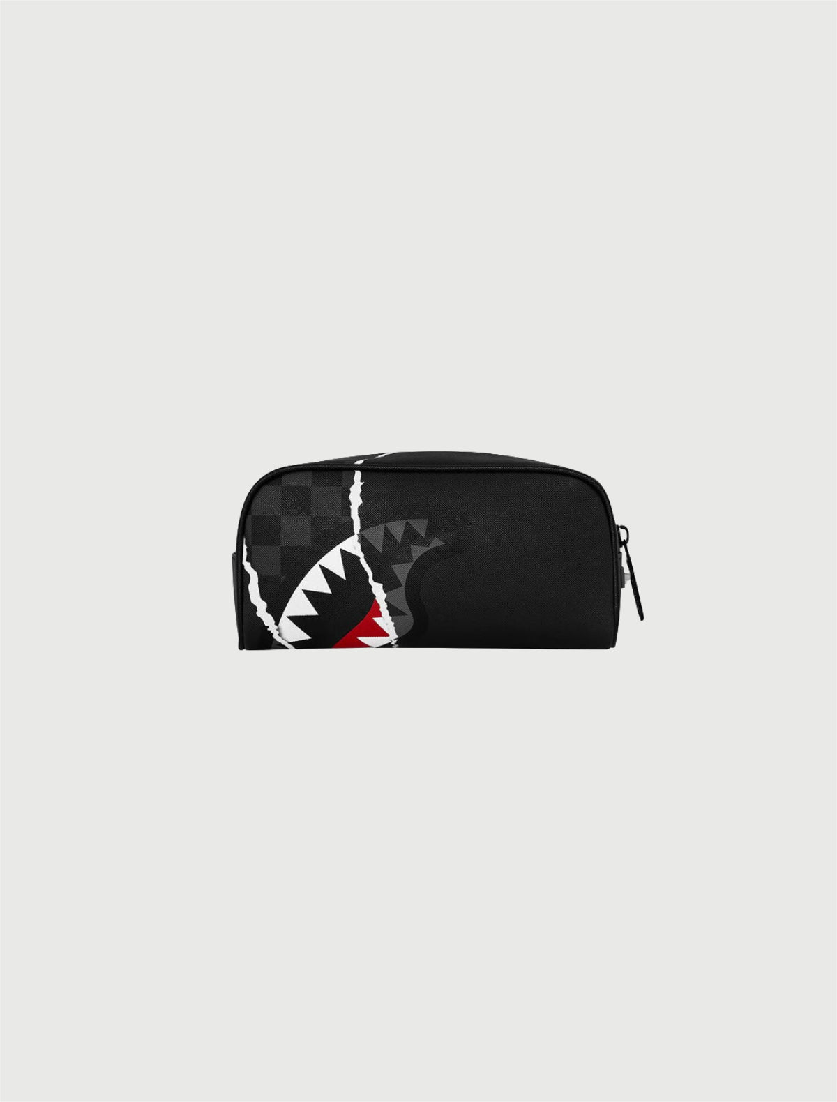 SPRAYGROUND - 910B9354NSZ CENTER RIP REVEALING GRAY CHECK POUCH-3