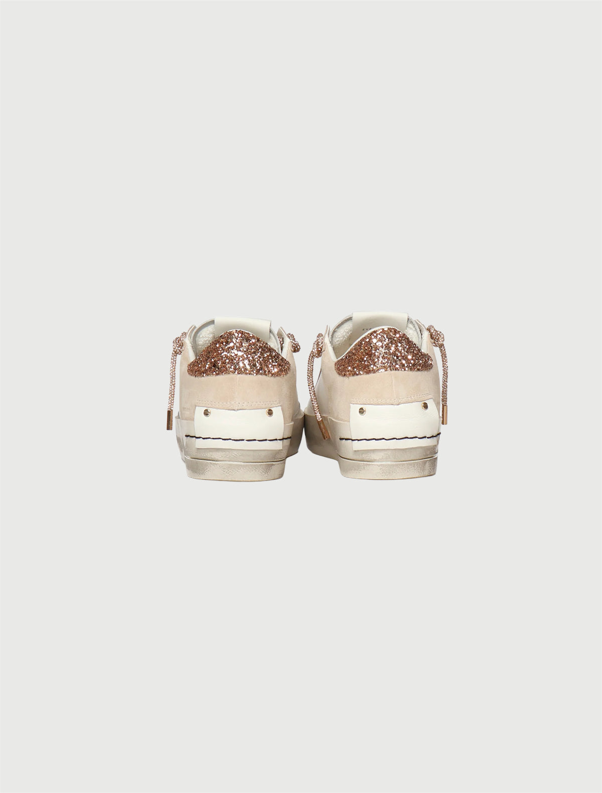 CRIME LONDON - SK8 DELUXE WEDGE CHAMPAGNE DUST-3