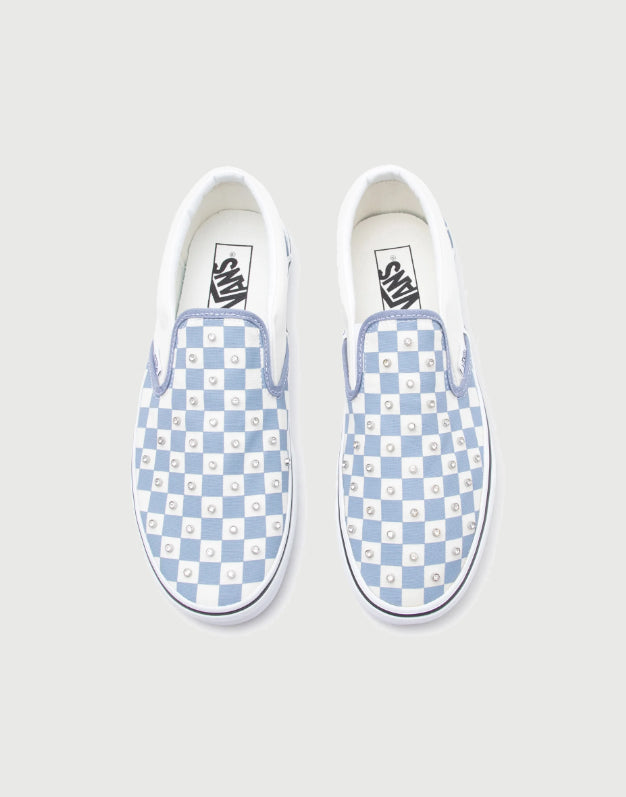 Vans Classic Slip-on - Rhinestone Glacial Slate