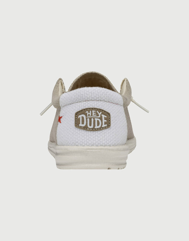 Hey Dude Wally Braided - Off White-3