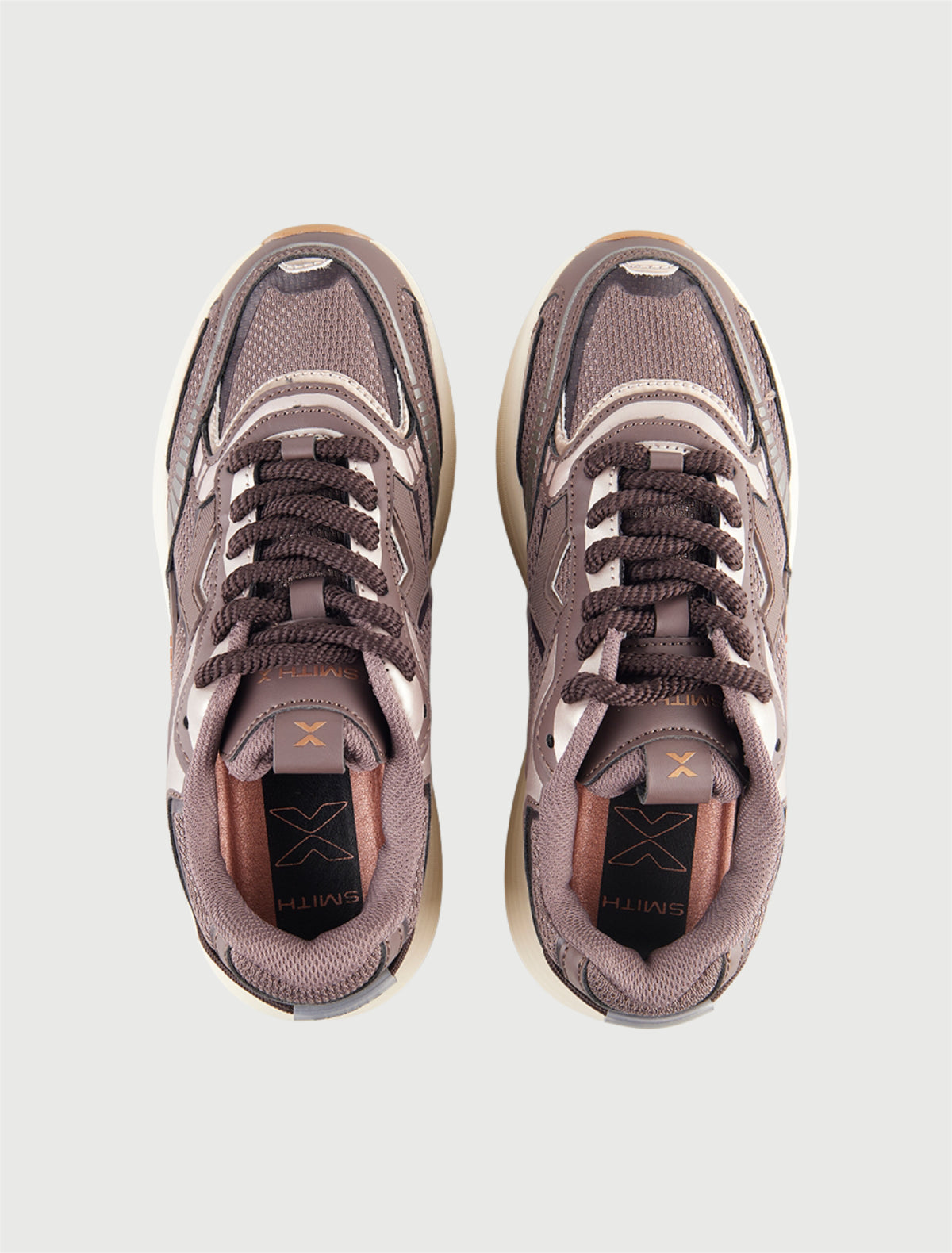 SMITH X - Storm Donna in marrone con dettagli in bronzo-3