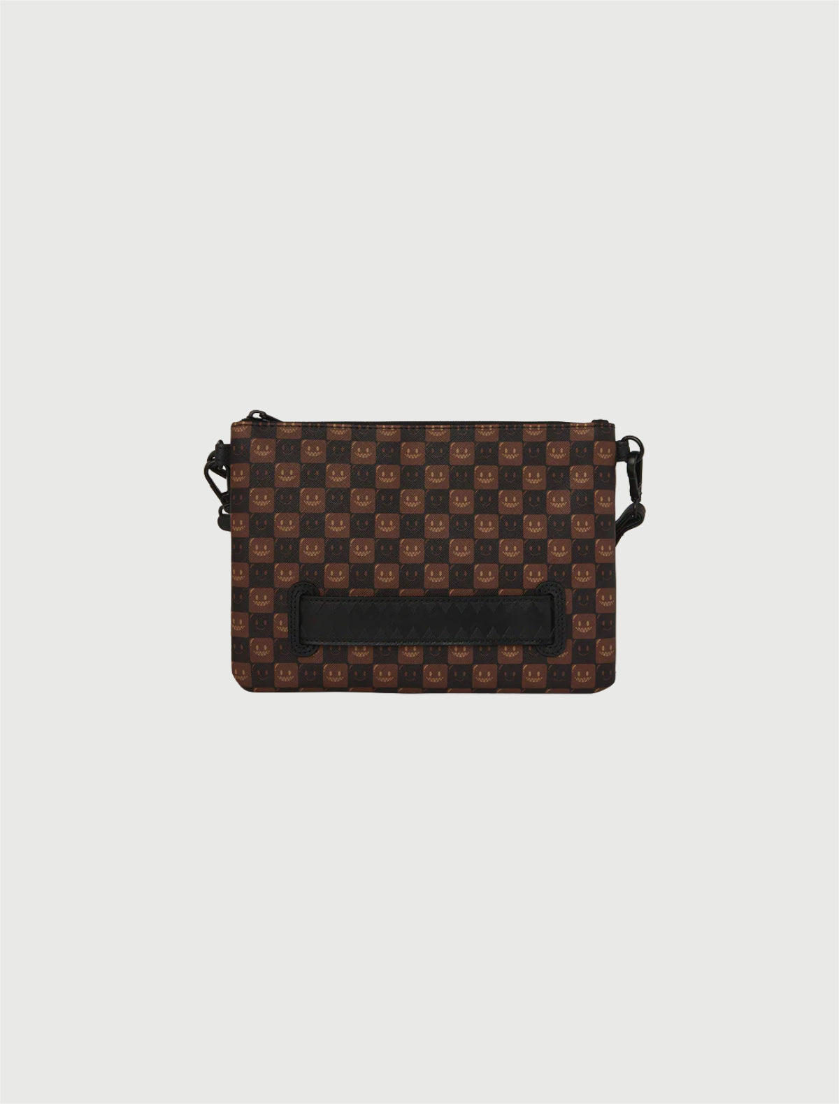 SPRAYGROUND - 910B9307NSZ SHARKS IN PARIS WTF BUBBLE BROWN CHECK CROSSOV-3