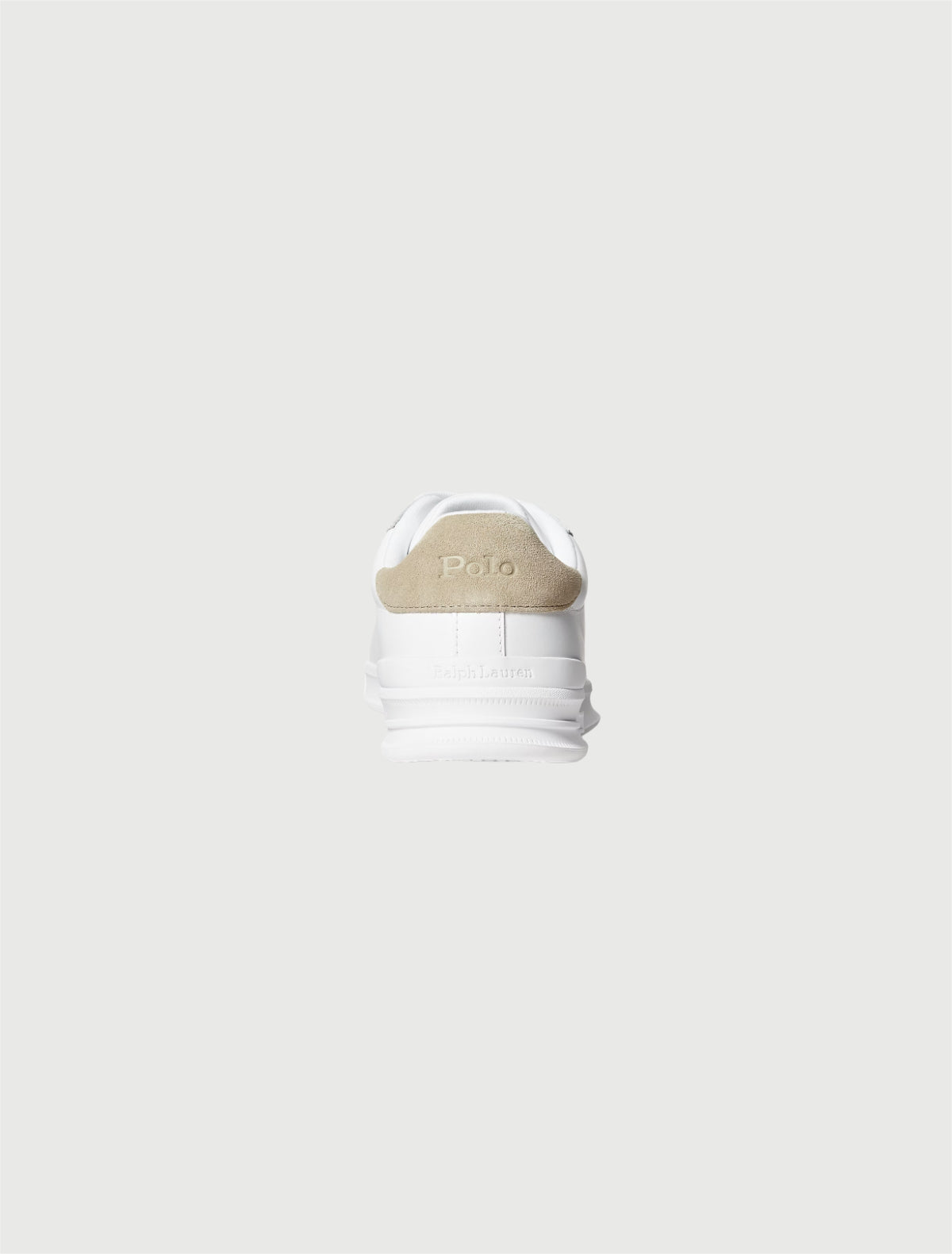 Polo Ralph Lauren Sneaker Heritage Court II in pelle WHITE BONE-3