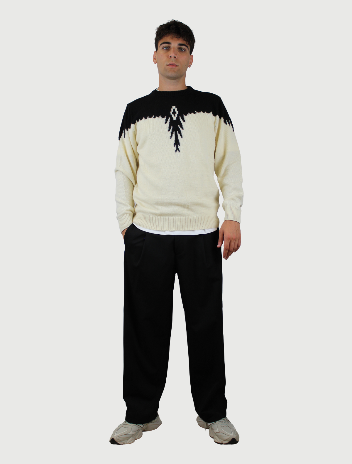 COUNTY OF MILAN - JUMPER MAN COCCO E NERO-3