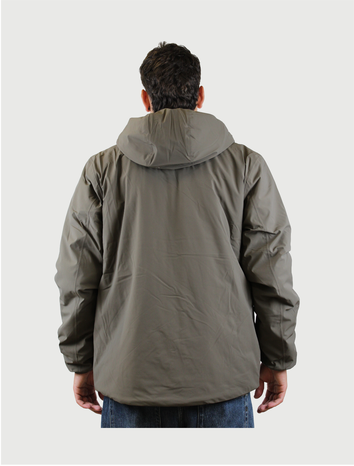 K-WAY - JACK ST WARM DOUBLE BLACK OLIVE-GREEN BLACKISH-3