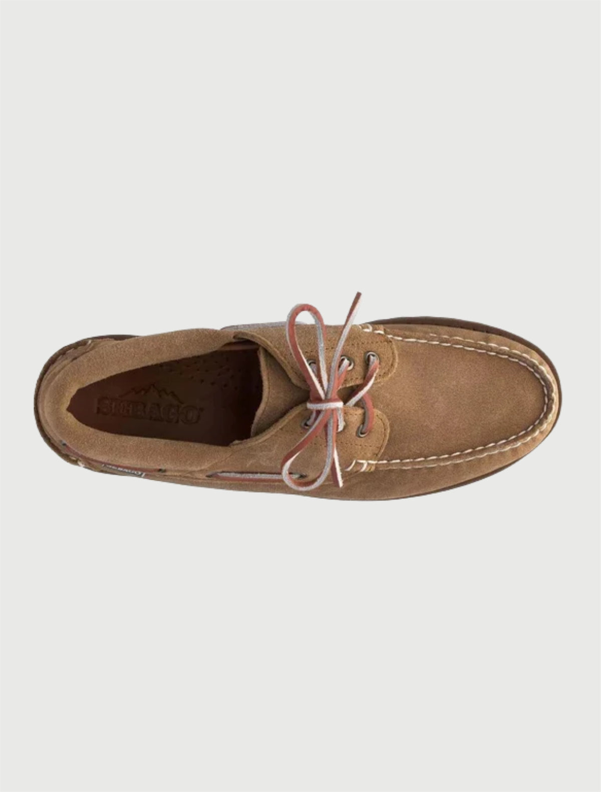 SEBAGO Campsides -  Acadia Suede Waxed Beige Camel-3