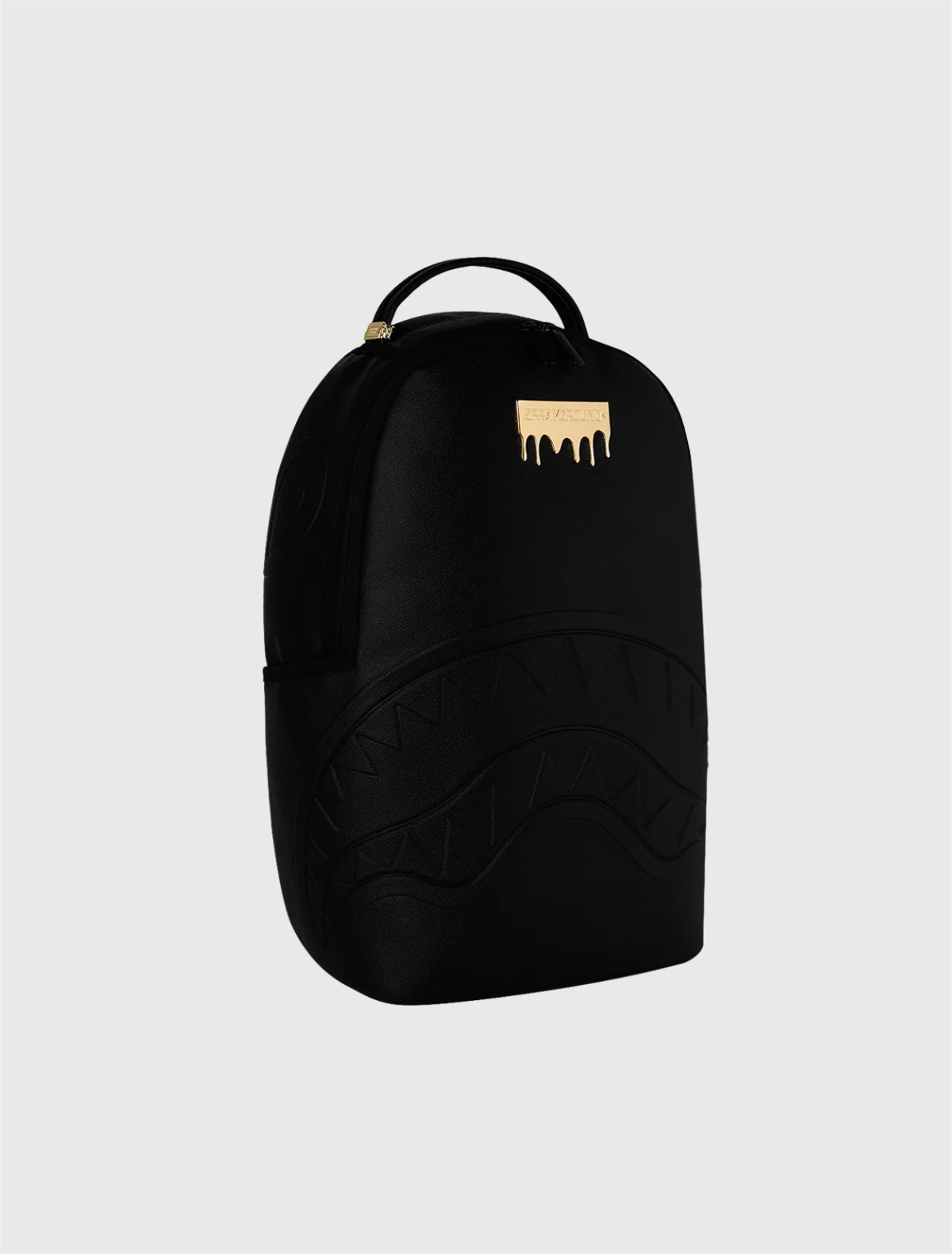 Sprayground - GOLD BRICK DRIP BLACK BACKPACK-3