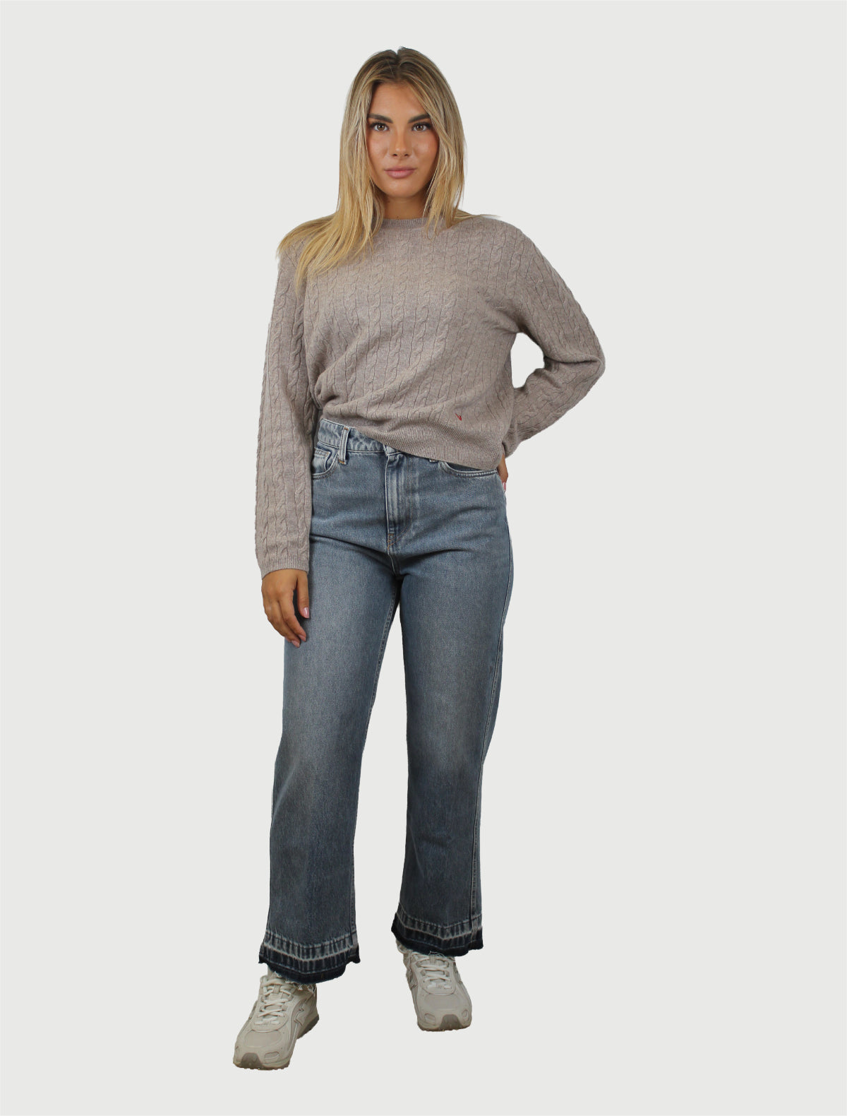 VICOLO - PANTALONE KATE DENIM BLU