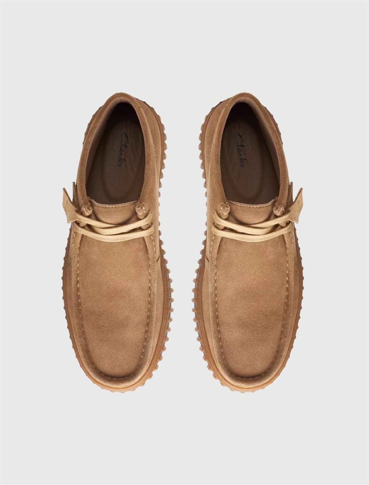 CLARKS - Torhill Hi Camoscio Sabbia Scuro-3