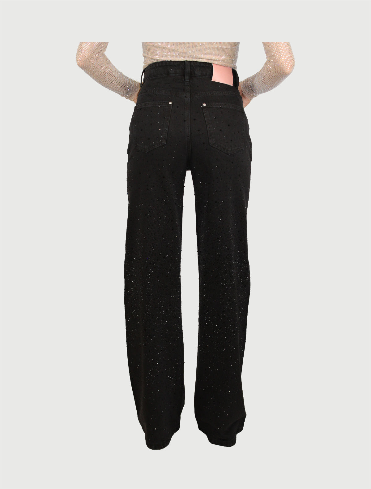 TWENTY FOURHAITCH - PANTALONI ANSER NERO-4