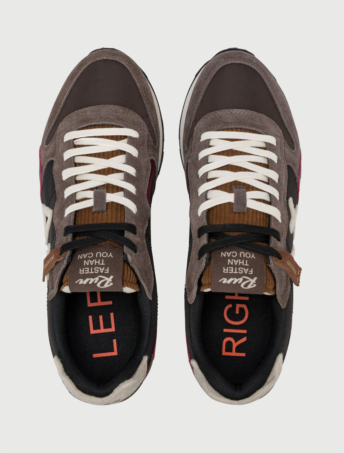 SUN68 - Sneaker Tom Winter Style in suede e nylon marrone-4